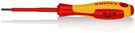 KNIPEX 98 13 25 Screwdriver for hexagon socket screws insulated with multi-component grips, VDE-tested burnished 177 mm