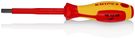 KNIPEX 98 13 60 Screwdriver for hexagon socket screws insulated with multi-component grips, VDE-tested burnished 212 mm