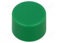 Button; 11.5mm; SMS; green SCHURTER