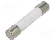 Fuse: fuse; 20A; 250VAC; quick blow; ceramic; 6.3x32mm; brass OPTIFUSE