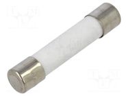 Fuse: fuse; 9A; 250VAC; quick blow; ceramic; 6.3x32mm; brass OPTIFUSE