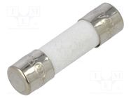 Fuse: fuse; quick blow; 2.5A; 250VAC; ceramic; 5x20mm; brass; FCD OPTIFUSE