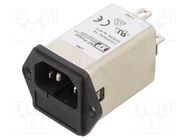 Connector: AC supply; socket; male; 1A; 250VAC; IEC 60320; C14 (E) XP POWER