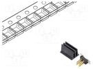 Pin header; pin strips; Minitek127®; male; PIN: 4; vertical; 1.27mm Amphenol Communications Solutions