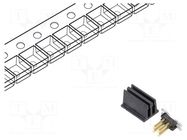 Connector: pin strips; pin header; Minitek127®; male; PIN: 4; SMT AMPHENOL COMMUNICATIONS SOLUTIONS