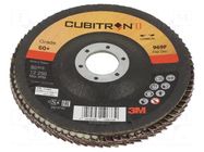 Flap grinding wheels; Ø: 125mm; Øhole: 22.23mm; Granularity: 60 3M