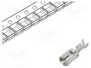 Terminal: flat; 6.3mm; 0.8mm; female; 1÷2.5mm2; crimped; for cable TE Connectivity