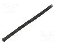 Polyester braid; ØBraid : 8÷17nom.12mm; polyester; black; UL94V-2 ABB