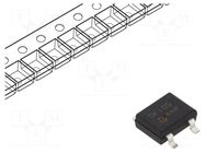Bridge rectifier: single-phase; Urmax: 1kV; If: 1A; Ifsm: 50A; DFS FAGOR