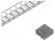 Inductor: wire; SMD; 470nH; Ioper: 17.5A; 4mΩ; ±20%; Isat: 26A EATON ELECTRONICS