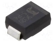 Diode: Schottky rectifying; SMB; SMD; 200V; 3A; reel,tape DIOTEC SEMICONDUCTOR