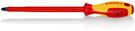 KNIPEX 98 25 04 Screwdriver for cross recessed screws Pozidriv® insulating multi-component handle, VDE-tested burnished 320 mm