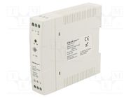 Power supply: switching; for DIN rail; 24W; 24VDC; 1A; 220÷240VAC QOLTEC