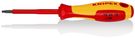 KNIPEX 98 26 15 Torx® 梅花螺丝刀 多组份绝缘手柄，经过 VDE 测试 磨光处理 185 mm