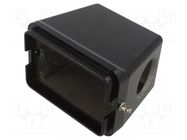 Enclosure for connectors: HDC; size 48B (2 x 24B); for cable HARTING