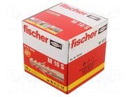 Plastic anchor; without screw; 14x70; M-S; 20pcs; 14mm FISCHER
