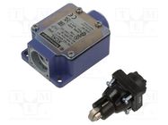 Limit switch; metal roller Ø12mm; NO + NC; 10A; max.250VAC; IP66 TELEMECANIQUE SENSORS