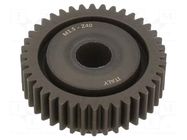 Spur gear; whell width: 30mm; Ø: 63mm; Number of teeth: 40; ZCL ELESA+GANTER