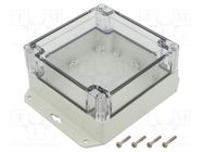 Enclosure: multipurpose; X: 105mm; Y: 105mm; Z: 60mm; ZP; ABS; IP67 KRADEX