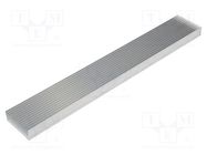 Heatsink: extruded; grilled; universal; aluminium; L: 1000mm; raw 