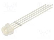 LED; 4.8mm; RGB; 1120÷1560mcd,2180÷3000mcd,3000÷4200mcd; 100° OPTOSUPPLY