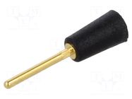 Connector: pin strips; socket; female; PIN: 1; THT; straight; H: 7mm FISCHER ELEKTRONIK