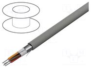 Wire; EcoCable Mini; 4x26AWG; shielded,Al-PET foil; MPPE; 300V ALPHA WIRE