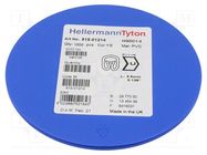 Markers; Marking: U; 1÷3mm; PVC; yellow; -65÷105°C; leaded; HGDC1-3 HELLERMANNTYTON