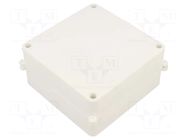 Enclosure: junction box; X: 125mm; Y: 125mm; Z: 75mm; wall mount JONEX