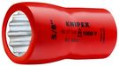 KNIPEX 98 37 1/2" 12 角套筒 带有内四方 3/8" 45 mm