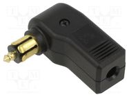 Cigarette lighter plug; car lighter mini socket x1; Inom: 3A PRO CAR