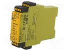 Module: safety relay; PNOZ X1P C; Usup: 24VDC; IN: 1; OUT: 4; IP40 PILZ