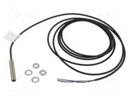 Sensor: inductive; OUT: PNP / NC; 0÷1.5mm; 10÷30VDC; M8; 2m; IP68 BALLUFF