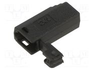 Accessories: plug case; black; Overall len: 15.5mm; LS205,LS205N STÄUBLI