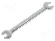 Wrench: flat; double-sided; 10mm,11mm; Chrom-vanadium steel STANLEY