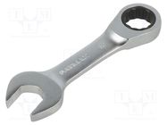 Wrench; combination spanner,with ratchet; 19mm; short; FATMAX® STANLEY