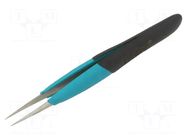 Tweezers; 120mm; for precision works; Blade tip shape: sharp WELLER