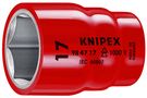 KNIPEX 98 47 10 六角套筒适用于六角螺栓 带有内四方 1/2" 54 mm