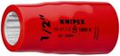 KNIPEX 98 47 11/16" 12-Point Socket with internal square 1/2" 55 mm