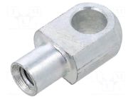 Mounting element for gas spring; zinc plated steel; 8.5mm PNEUMAT