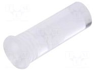 Fiber for LED; Ø3.2mm; L: 8.3mm; round; Front: flat; straight; IP68 MENTOR