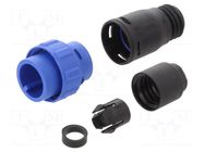 Connector: circular; plug; male; PIN: 2; 250V; w/o contacts; IP68 BULGIN