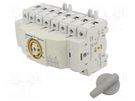 Module: mains-generator switch; Poles: 4; 400VAC; 80A; IP20 HAGER