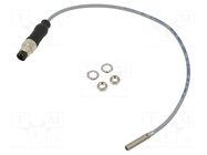 Sensor: inductive; OUT: PNP / NO; 1mm; 10÷30VDC; M4; 0.15m; IP67 IPF ELECTRONIC