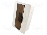 Enclosure: for modular components; IP30; plaster embedded; white JONEX