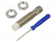 Sensor: capacitive; Range: 0.5÷10mm; OUT: PNP / NO; Usup: 10÷35VDC IPF ELECTRONIC
