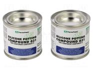 Silicone encapsulating compound; transparent; Temp: -50÷180°C AG TERMOPASTY