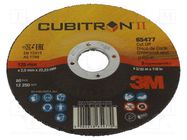 Cutting wheel; Ø: 125mm; Øhole: 22.23mm; CUBITRON II 3M