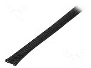 Braid; ØBraid : 14÷30nom.20mm; polyester; black; L: 50m; UL94V-2 BM GROUP