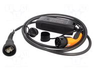 Cable: eMobility; 1x0.5mm2,5x6mm2; 440V; 22kW; IP55; three-phase LAPP